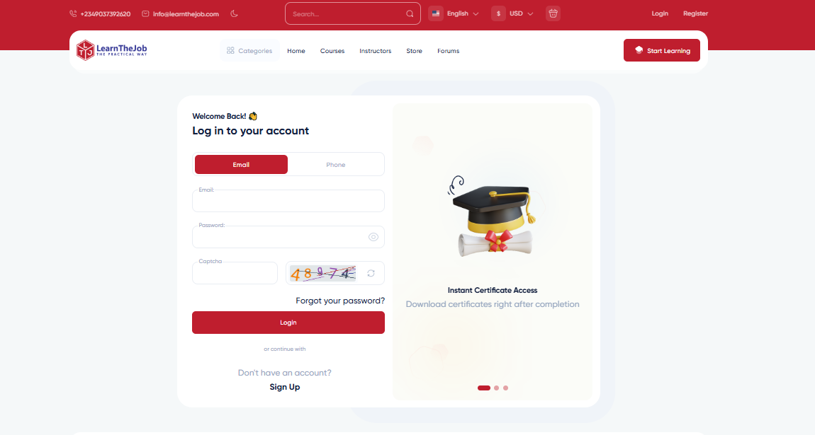 LearnTheJob screenshot 1