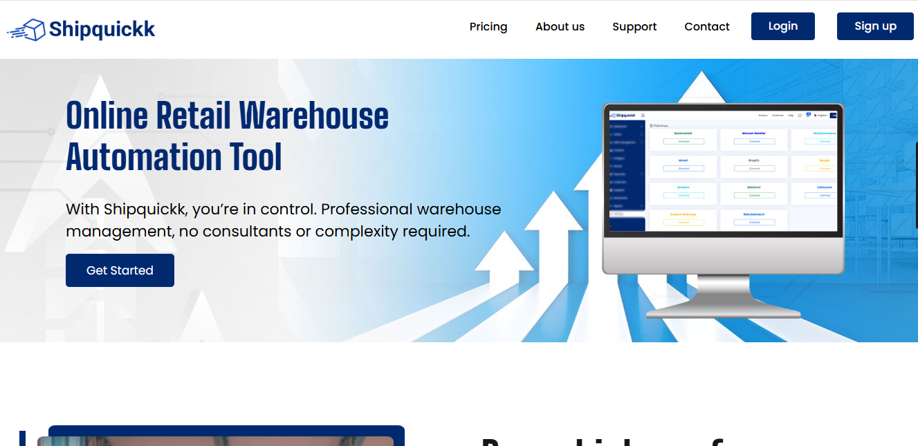 Shipquickk — Warehouse & Shipping Platform